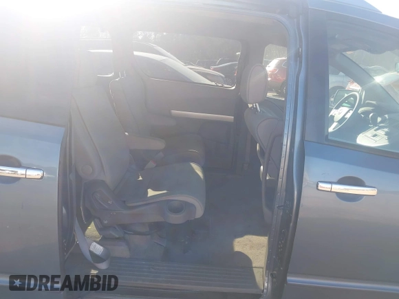 2009 Nissan Quest S with VIN 5N1BV28U89N103840, listed as a IAAI auction lot 41674318 with 194,857 mi miles. Bid and sale history available at carsss.com. Image 8.