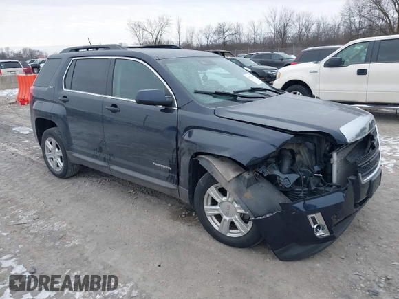 2015 GMC Terrain SLT with VIN 2GKFLXE36F6187889, listed as a IAAI auction lot 41276902 with 123,536 mi miles and . Bid and sale history available at DreamBid. Image 1.
