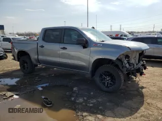 2020 Chevrolet Silverado 1500 LT Trail Boss with VIN 3GCPYFED3LG292782, listed as a Copart auction lot 51264565 with 51,135 mi miles and Salvage Title. Bid and sale history available at carsss.com. Image 4.