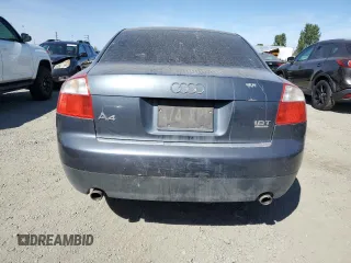 2003 Audi A4 1.8T with VIN WAULC68E03A349744, listed as a Copart auction lot 70217214 with 186,839 mi miles and Salvage Title. Bid and sale history available at carsss.com. Image 6.