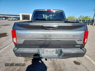 2018 Ford F-150 XL with VIN 1FTEW1EG6JFC62863, listed as a Copart auction lot 59218255 with 125,198 mi miles and Salvage title. Bid and sale history available at DreamBid. Image 6.