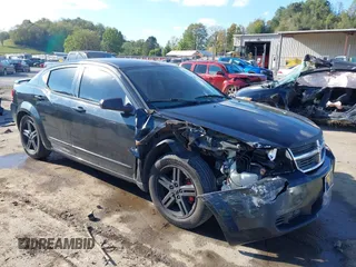 2008 Dodge Avenger SXT with VIN 1B3LC56K08N219664, listed as a IAAI auction lot 40523495 with 347,666 mi miles. Bid and sale history available at carsss.com. Image 1.