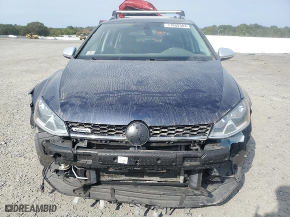 2017 Volkswagen Golf Alltrack S with VIN 3VWH17AU0HM525530, listed as a Copart auction lot 71802584 with 112,371 mi miles and Salvage Title. Bid and sale history available at carsss.com. Image 5.