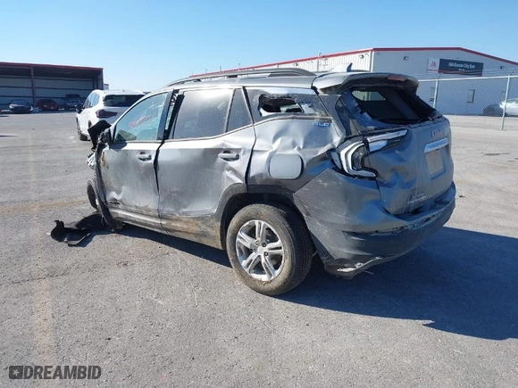 2020 GMC Terrain SLE with VIN 3GKALMEV4LL279388, listed as a IAAI auction lot 40593224 with 66,147 mi miles. Bid and sale history available at carsss.com. Image 3.
