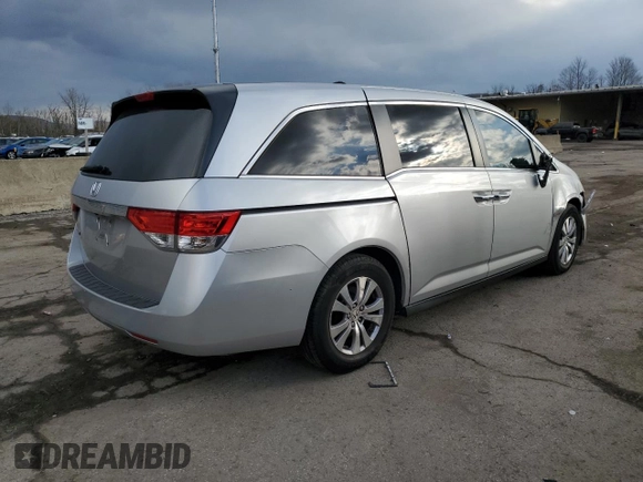 2014 Honda Odyssey EX with VIN 5FNRL5H47EB078951, listed as a Copart auction lot 86971074 with 173,423 mi miles and Salvage Title. Bid and sale history available at carsss.com. Image 3.