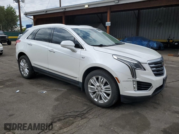 2018 Cadillac XT5 Premium Luxury AWD with VIN 1GYKNFRS6JZ178777, listed as a Copart auction lot 57527735 with 92,086 mi miles and Salvage title. Bid and sale history available at DreamBid. Image 4.