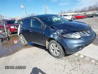 2013 Nissan Murano LE with VIN JN8AZ1MW3DW315526, listed as a IAAI auction lot 41575541 with 62,812 mi miles and . Bid and sale history available at DreamBid. Image 1.
