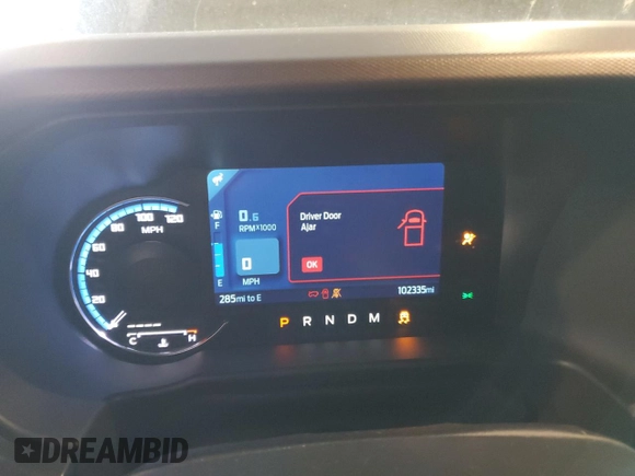 2023 Ford Bronco with VIN 1FMEE5DP2PLA95077, listed as a Copart auction lot 56154525 with 102,335 mi miles and Salvage title. Bid and sale history available at DreamBid. Image 9.