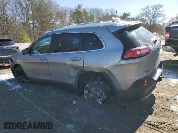 2018 Jeep Cherokee Limited with VIN 1C4PJMDX2JD610549, listed as a Copart auction lot 45456485 with 20,337 mi miles and Salvage Title. Bid and sale history available at carsss.com. Image 2.