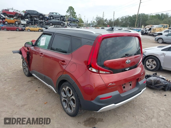 2020 Kia Soul LX with VIN KNDJ23AU8L7002544, listed as a IAAI auction lot 41466117 with 1 mi miles. Bid and sale history available at carsss.com. Image 3.