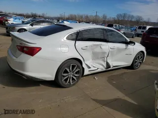 2024 Chevrolet Malibu RS with VIN 1G1ZG5ST2RF105097, listed as a Copart auction lot 45215575 with 23,034 mi miles and Salvage Title. Bid and sale history available at carsss.com. Image 3.