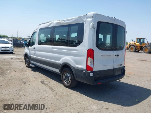 2023 Ford Transit Passenger XL with VIN 1FBAX2CG7PKC04821, listed as a IAAI auction lot 42379783 with 15,909 mi miles and . Bid and sale history available at DreamBid. Image 3.