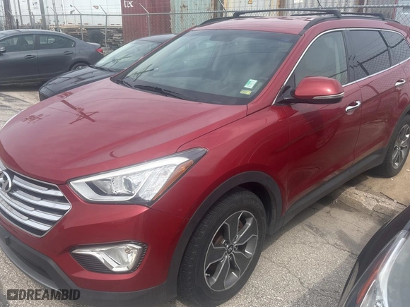 2014 Hyundai Santa Fe Limited with VIN KM8SNDHF9EU058095, listed as a Copart auction lot 52793425 with 107,276 mi miles and Clean Title. Bid and sale history available at carsss.com. Image 2.
