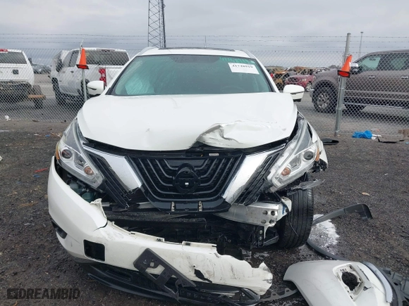 2016 Nissan Murano SV with VIN 5N1AZ2MG2GN171273, listed as a IAAI auction lot 41748919 with 558,639 mi miles. Bid and sale history available at carsss.com. Image 12.