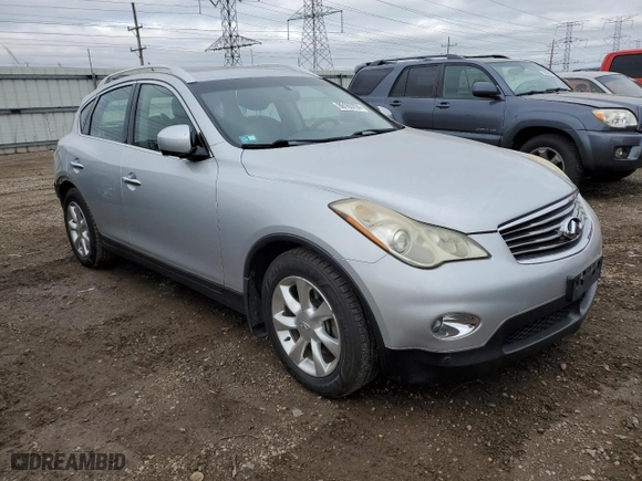 2009 Infiniti EX35 Journey with VIN JNKAJ09F09M951098, listed as a Copart auction lot 80163704 with 99,697 mi miles and Salvage Title. Bid and sale history available at carsss.com. Image 4.