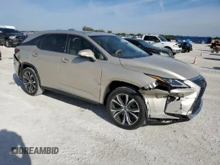 2018 Lexus RX with VIN JTJGZKCA3J2005247, listed as a Copart auction lot 47534675 with 4,801 mi miles and Salvage Title. Bid and sale history available at carsss.com. Image 4.