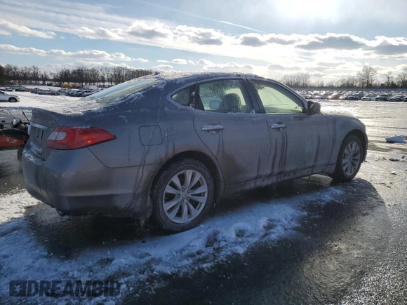2011 Infiniti M with VIN JN1BY1AR7BM372583, listed as a Copart auction lot 89374015 with 192,995 mi miles and Salvage Title. Bid and sale history available at carsss.com. Image 3.
