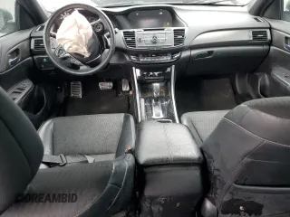 2017 Honda Accord Sedan Sport with VIN 1HGCR2F54HA032927, listed as a Copart auction lot 54813265 with 90,296 mi miles and Salvage Title. Bid and sale history available at carsss.com. Image 8.