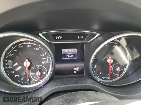 2017 Mercedes-Benz CLA with VIN WDDSJ4EB4HN445580, listed as a Copart auction lot 47179943 with 73,183 mi miles. Bid and sale history available at carsss.com. Image 9.