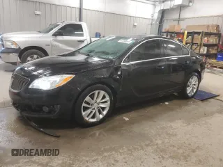 2016 Buick Regal Premium II with VIN 2G4GS5GX2G9135873, listed as a Copart auction lot 47250695 with 86,617 mi miles and Clean Title. Bid and sale history available at carsss.com. Image 1.