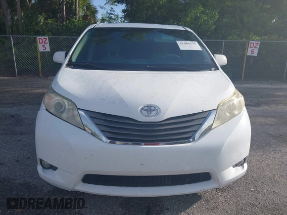 2012 Toyota Sienna XLE AAS with VIN 5TDYK3DC4CS186081, listed as a IAAI auction lot 42481131 with 187,849 mi miles and . Bid and sale history available at DreamBid. Image 12.