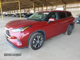 2023 Toyota Highlander L with VIN 5TDKDRAH4PS018854, listed as a Copart auction lot 61506445 with 42,879 mi miles and Salvage title. Bid and sale history available at DreamBid. Image 1.
