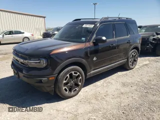 2021 Ford Bronco Sport Outer Banks with VIN 3FMCR9C65MRB01589, listed as a Copart auction lot 49814655 with 38,323 mi miles and Clean title. Bid and sale history available at DreamBid. Image 1.