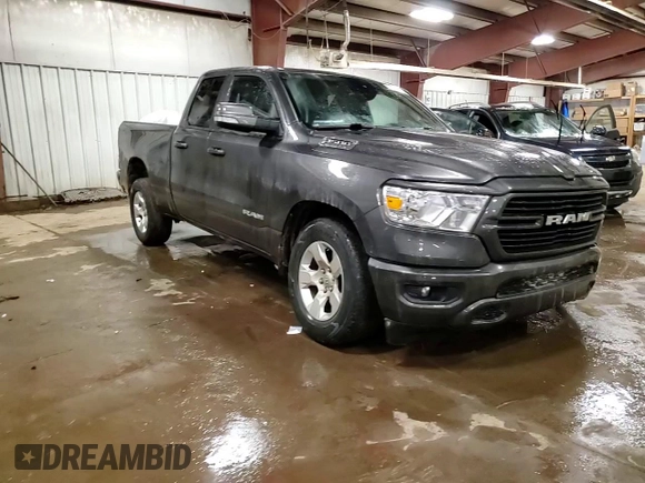 2021 Ram 1500 Big Horn with VIN 1C6SRFBT8MN614917, listed as a Copart auction lot 88296005 with 56,179 mi miles and Clean Title. Bid and sale history available at carsss.com. Image 11.