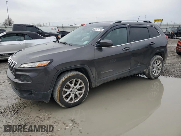 2014 Jeep Cherokee Latitude with VIN 1C4PJMCS0EW240928, listed as a Copart auction lot 46985755 with 156,340 mi miles and Salvage Title. Bid and sale history available at carsss.com. Image 1.