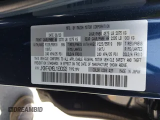 2020 Mazda CX-5 Grand Touring with VIN JM3KFADM6L1830093, listed as a IAAI auction lot 41699672 with 66,769 mi miles. Bid and sale history available at carsss.com. Image 9.