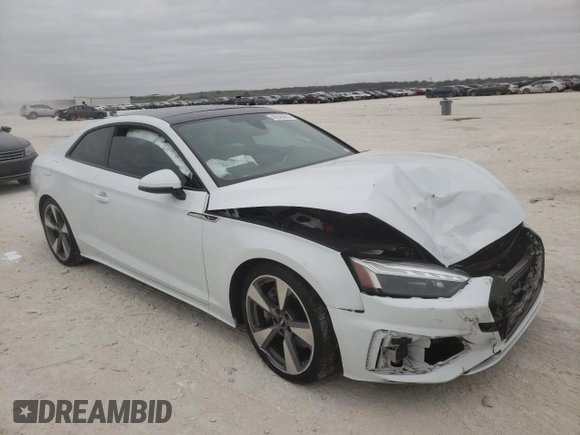 2020 Audi A5 Premium Plus z VIN WAUTNAF52LA001539, wystawiony jako Copart lot #42643063 z przebiegiem Nie podano mil oraz . Historia ofert i sprzedaży dostępna na DreamBid. Obrazek 4.