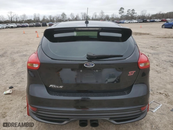 2015 Ford Focus ST with VIN 1FADP3L97FL240331, listed as a Copart auction lot 46222405 with 107,990 mi miles and Salvage Title. Bid and sale history available at carsss.com. Image 6.