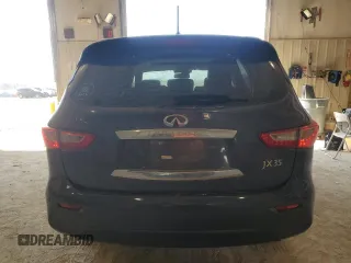2013 Infiniti JX35 with VIN 5N1AL0MM7DC301244, listed as a Copart auction lot 47634945 with 116,533 mi miles and Salvage Title. Bid and sale history available at DreamBid. Image 6.