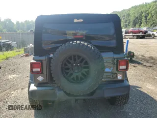 2018 Jeep Wrangler Unlimited Sport with VIN 1C4HJXDG4JW120883, listed as a Copart auction lot 62215845 with 58,632 mi miles and Salvage title. Bid and sale history available at DreamBid. Image 6.
