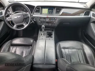 2015 Hyundai Genesis 3.8L z VIN KMHGN4JEXFU041783, wystawiony jako Copart lot #54870485 z przebiegiem 142 146 mil mil oraz Szkoda całkowita • Salvage title. Historia ofert i sprzedaży dostępna na DreamBid. Obrazek 8.