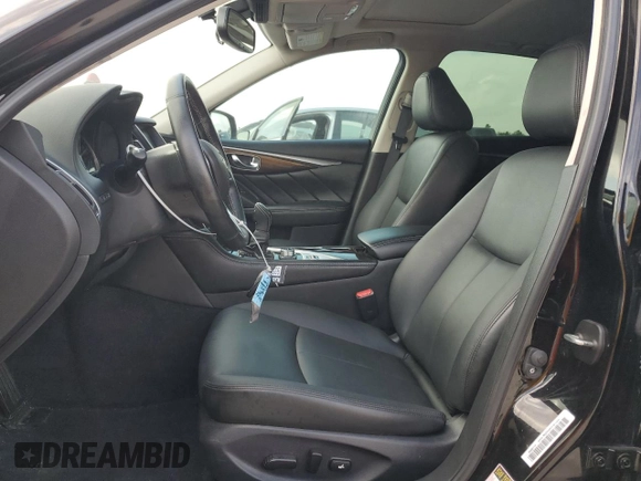 2019 Infiniti Q50 3.0t LUXE with VIN JN1EV7AR8KM551823, listed as a Copart auction lot 53848665 with 34,705 mi miles and Salvage Title. Bid and sale history available at carsss.com. Image 7.