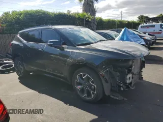 2020 Chevrolet Blazer RS with VIN 3GNKBERS0LS639987, listed as a Copart auction lot 56666455 with 51,175 mi miles and Salvage title. Bid and sale history available at DreamBid. Image 4.