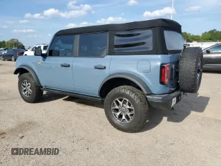 2023 Ford Bronco z VIN 1FMEE5DPXPLA82044, wystawiony jako Copart lot #55742035 z przebiegiem 50 397 mil mil oraz Szkoda całkowita • Salvage title. Historia ofert i sprzedaży dostępna na DreamBid. Obrazek 2.