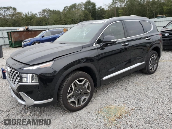 2023 Hyundai Santa Fe Hybrid SEL Premium with VIN 5NMS3DA14PH018462, listed as a Copart auction lot 75072244 with 5,047 mi miles and Salvage Title. Bid and sale history available at carsss.com. Image 1.