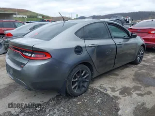 2013 Dodge Dart Rallye with VIN 1C3CDFBH5DD700784, listed as a IAAI auction lot 41929031 with 168,736 mi miles. Bid and sale history available at carsss.com. Image 4.