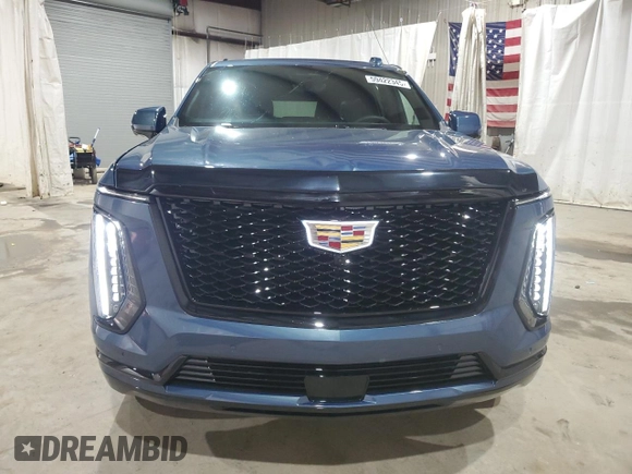 2025 Cadillac Escalade z VIN 1GYS9PRLXSR129201, wystawiony jako Copart lot #59422345 z przebiegiem 775 mil mil oraz Szkoda całkowita • Salvage title. Historia ofert i sprzedaży dostępna na DreamBid. Obrazek 5.