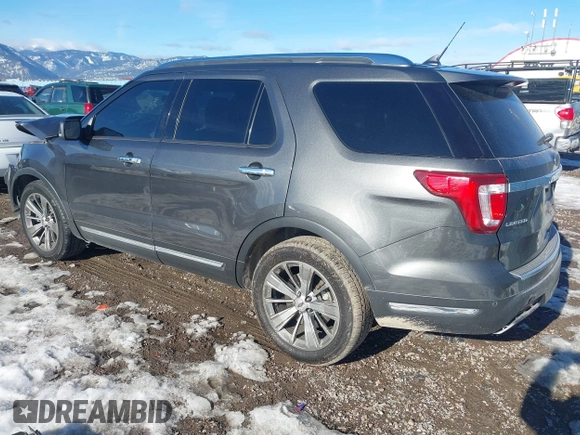 2018 Ford Explorer Limited with VIN 1FM5K7F86JGB57929, listed as a IAAI auction lot 41669318 with 101,136 mi miles and . Bid and sale history available at carsss.com. Image 3.