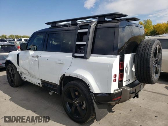2022 Land Rover Defender z VIN SALE3ERU5N2105752, wystawiony jako Copart lot #75066184 z przebiegiem 20 450 mil mil oraz Szkoda całkowita • Salvage title. Historia ofert i sprzedaży dostępna na DreamBid. Obrazek 2.