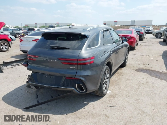 2023 Genesis GV70 2.5T with VIN KMUMADTB9PU084936, listed as a IAAI auction lot 42040232 with 28,201 mi miles and . Bid and sale history available at DreamBid. Image 4.