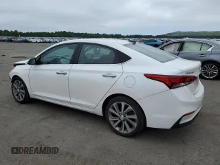 2022 Hyundai Accent Limited with VIN 3KPC34A61NE162765, listed as a Copart auction lot 61811074 with 36,281 mi miles and Salvage Title. Bid and sale history available at carsss.com. Image 2.