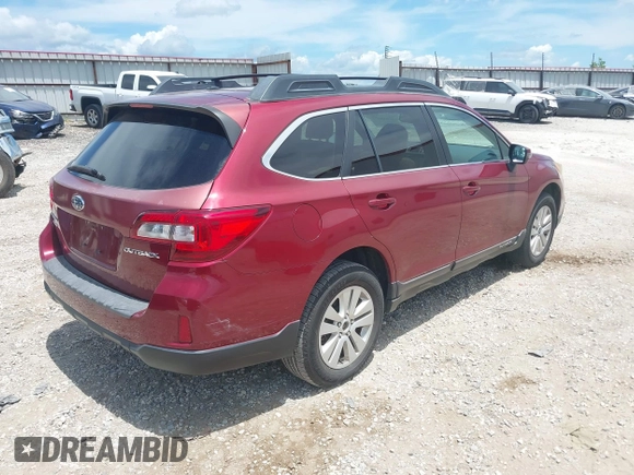 2015 Subaru Outback Premium with VIN 4S4BSBHC9F3290626, listed as a IAAI auction lot 42648977 with 253,715 mi miles and . Bid and sale history available at DreamBid. Image 4.