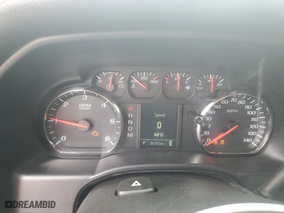 2016 GMC Sierra 1500 with VIN 1GTV2LEH3GZ383731, listed as a Copart auction lot 50322945 with 94,163 mi miles and Salvage Title. Bid and sale history available at carsss.com. Image 9.