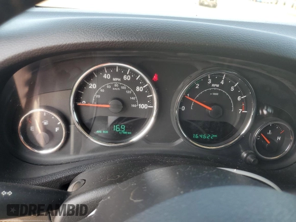 2016 Jeep Wrangler Unlimited Rubicon с VIN 1C4BJWFG1GL277987, выставлен на аукционе Copart как лот 60235135 с пробегом 164 622 миль миль и Чистый • Clean title. История ставок и продаж доступна на DreamBid. Изображение 9.