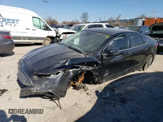 2018 Ford Fusion Energi Titanium with VIN 3FA6P0SU4JR152876, listed as a Copart auction lot 44452913 with 0 mi miles and Salvage Title. Bid and sale history available at carsss.com. Image 1.