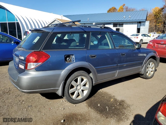 2008 Subaru Outback (Natl) i with VIN 4S4BP61C287310990, listed as a Copart auction lot 77853394 with 127,398 mi miles and Clean Title. Bid and sale history available at carsss.com. Image 3.